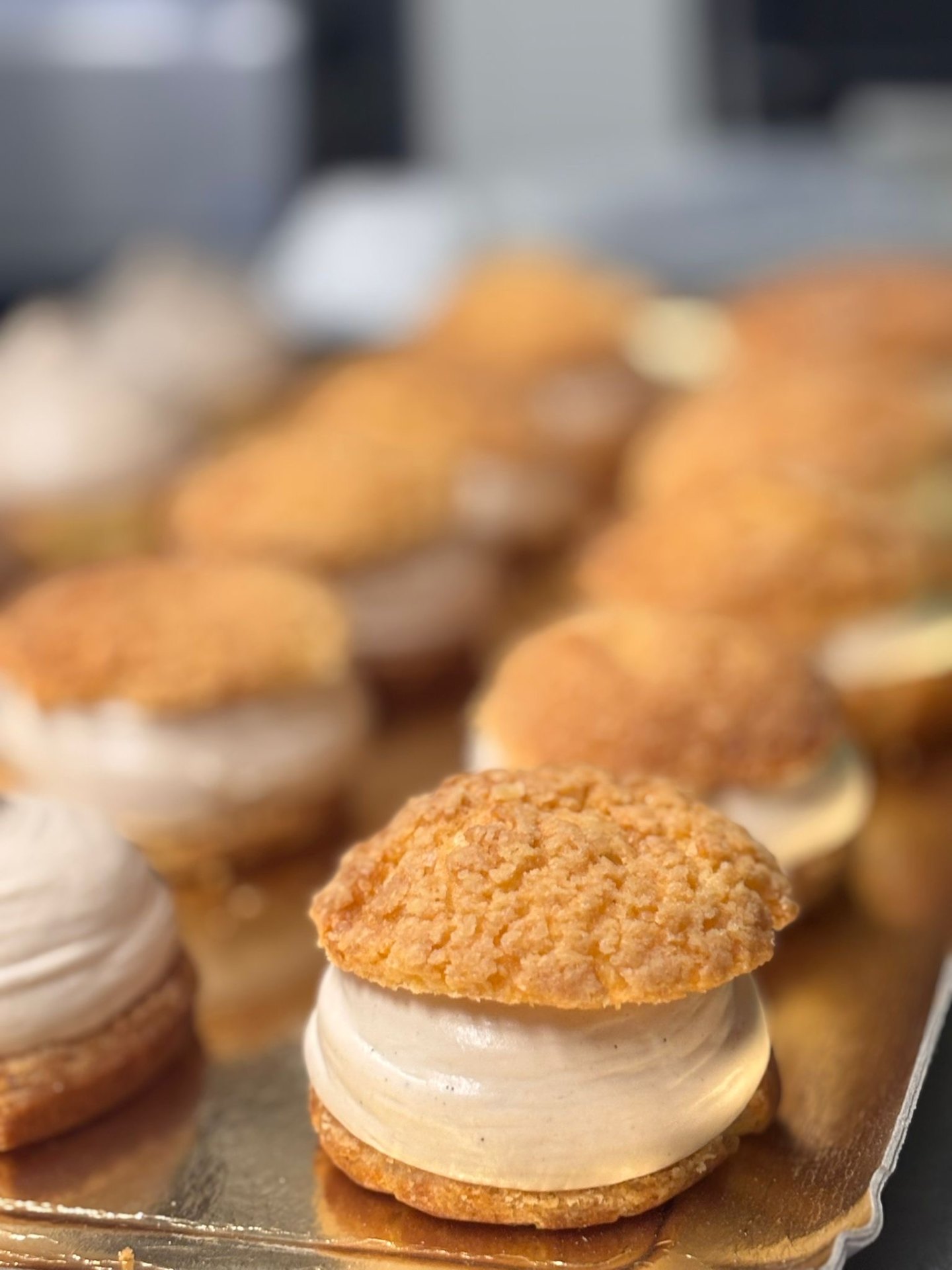 Choux craquelin à la vanille — pâtisserie maison