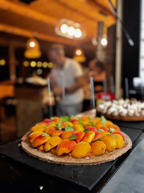 Tarte aux abricots dorés du chef pâtissier